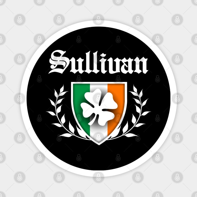 Sullivan Shamrock Crest Magnet by robotface